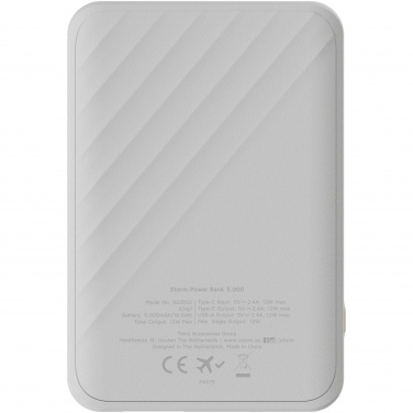 Logo trade promotional gifts image of: Xtorm XG205 Go2 12W 5.000 mAh fast charge power bank 