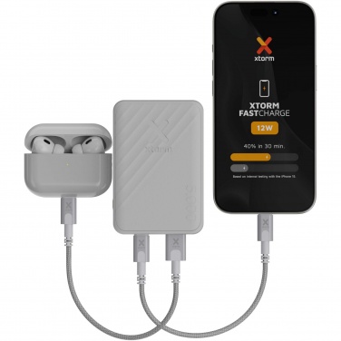 Logotrade advertising products photo of: Xtorm XG205 Go2 12W 5.000 mAh fast charge power bank 