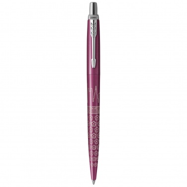 Logotrade promotional giveaway image of: Parker Jotter SE Global Icons colour trim ballpoint pen