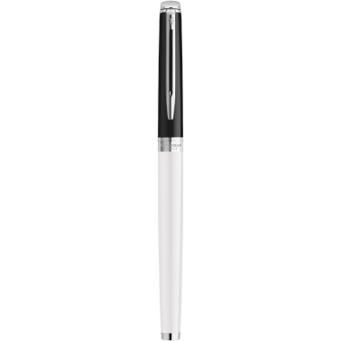 Logotrade promotional products photo of: Hemisphere colour blocking fountain pen with palladium trim