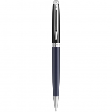 Logotrade promotional products photo of: Hemisphere colour blocking ballpoint pen with palladium trim