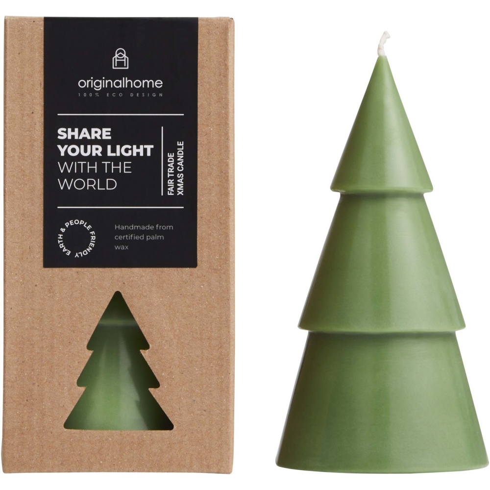 Logotrade promotional gift image of: Originalhome Xmas tree candle - L