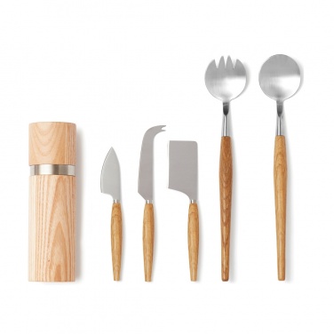 Logo trade corporate gifts image of: VINGA Retro serving cutlery
