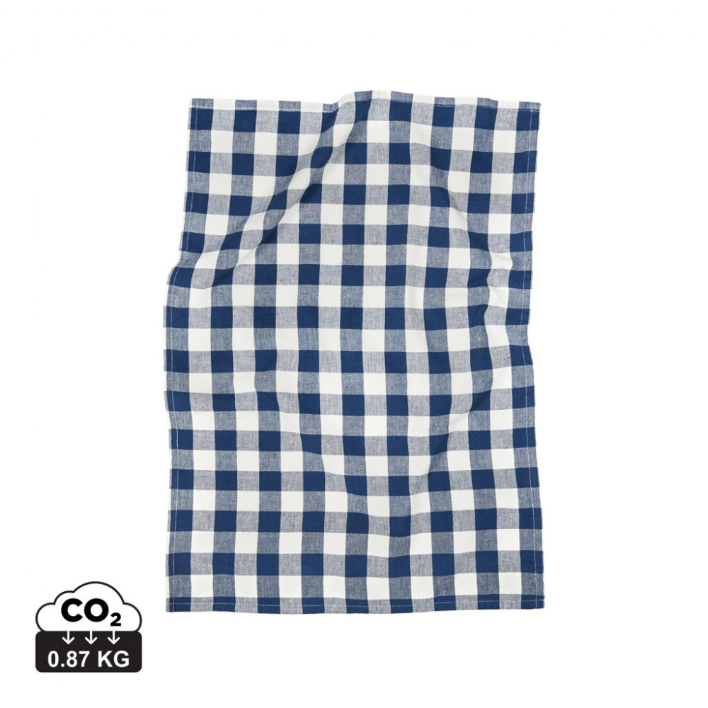 Logotrade promotional giveaway image of: VINGA Clare linen blend kitchen towel