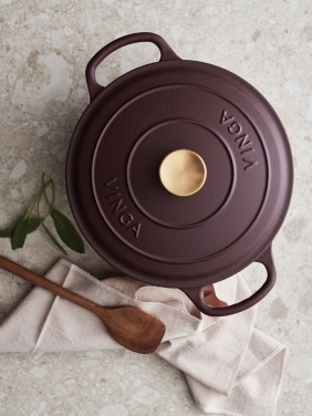 Logo trade promotional giveaways picture of: VINGA Monte enameled cast iron pot 5.5L