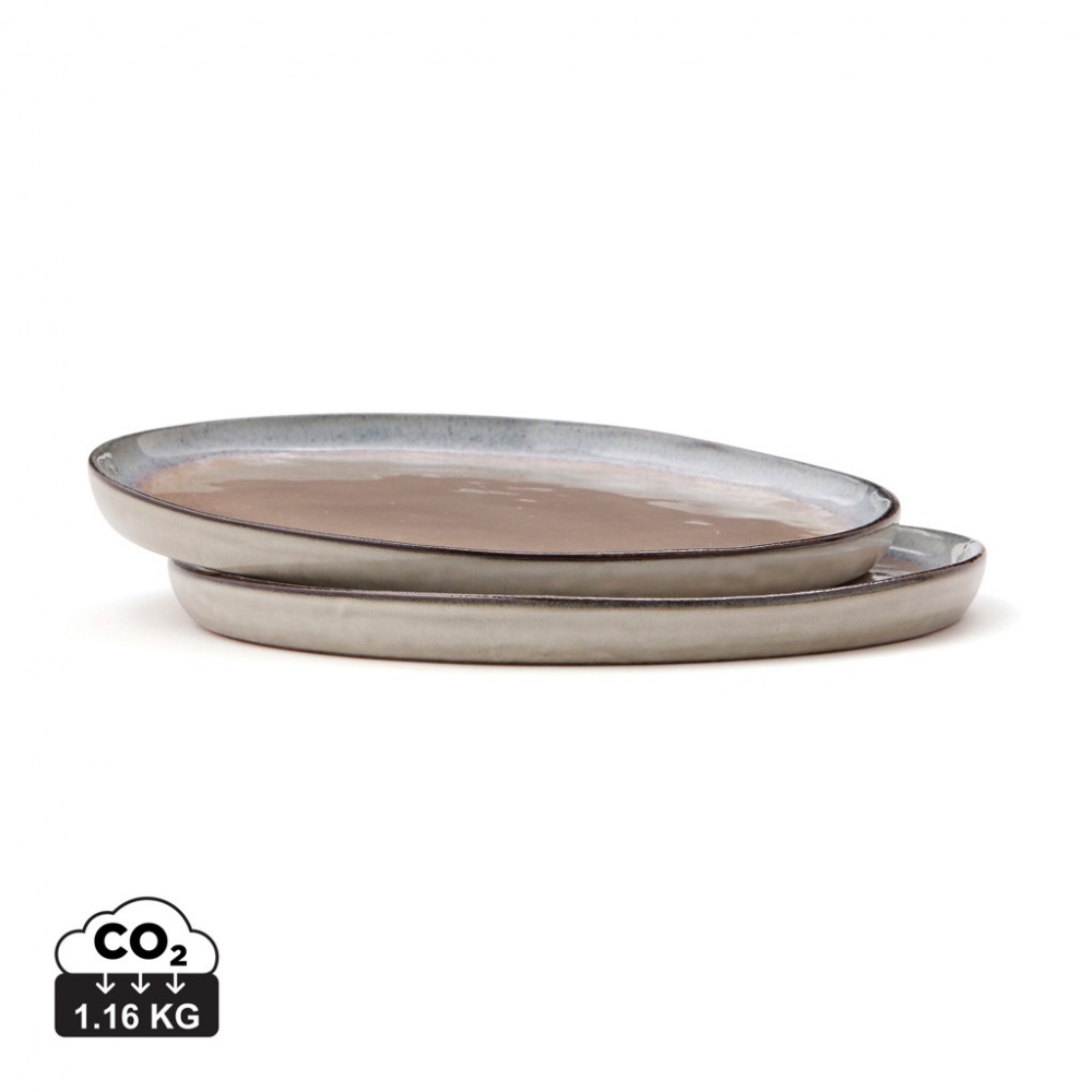 Logotrade promotional merchandise photo of: VINGA Nomimono plate 20 cm, 2 pcs set