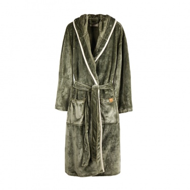 Logo trade promotional gifts picture of: VINGA Louis luxury plush GRS RPET robe size S-M