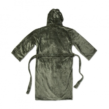 Logo trade promotional item photo of: VINGA Louis luxury plush RPET robe size L-XL