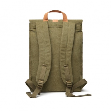 Logo trade promotional giveaway photo of: VINGA Bosler backpack GRS recycled canvas