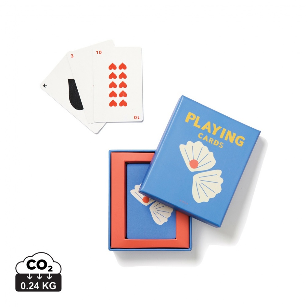 Logo trade promotional item photo of: VINGA Playing cards coffee table edt.