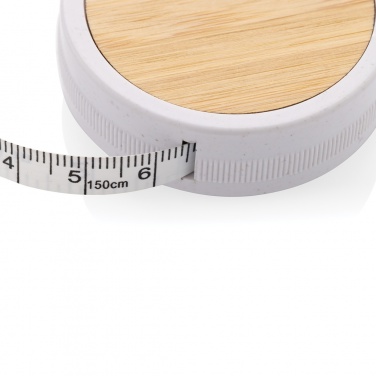 Logo trade promotional gifts picture of: RCS recycled plastic & bamboo tailor tape