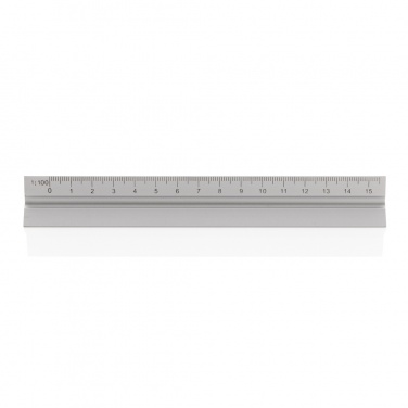 Logotrade corporate gift image of: 15cm. Aluminum triangular ruler