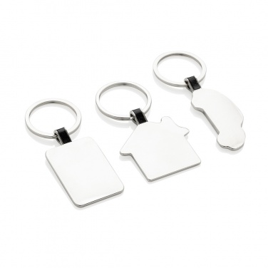 Logo trade promotional gifts picture of: RCS recycled zinc alloy car keyring