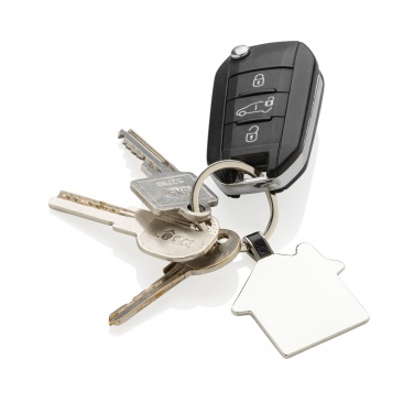 Logotrade promotional merchandise image of: RCS recycled zinc alloy house keyring