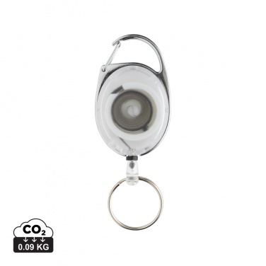 Logotrade promotional giveaway image of: RCS recycled ABS roller clip keychain