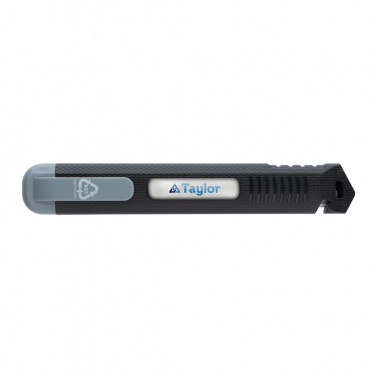 Logo trade promotional items image of: Refillable RCS recycled plastic snap-off knife