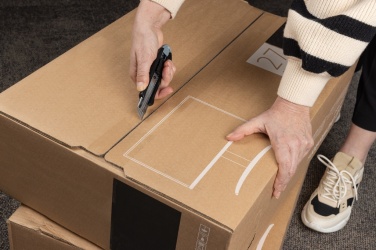 Logo trade business gifts image of: Refillable RCS recycled plastic professional knife