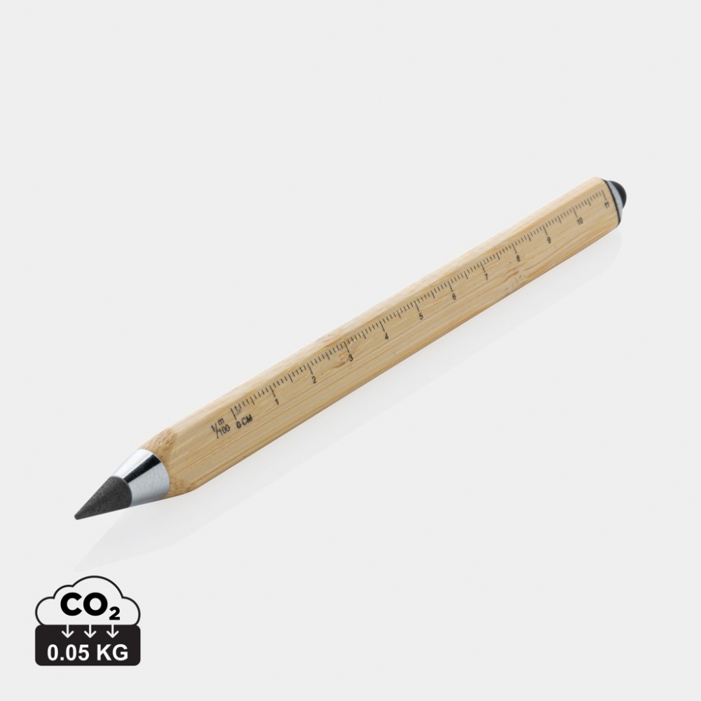 Logo trade promotional merchandise photo of: Eon bamboo infinity multitasking pen