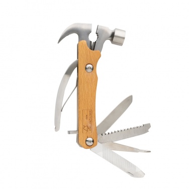 Logo trade promotional items image of: Wooden multi-tool hammer