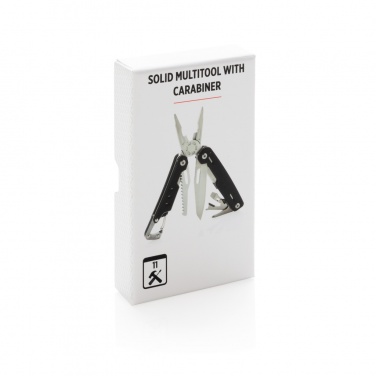 Logo trade promotional products picture of: Solid multitool with carabiner