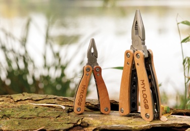 Logo trade business gift photo of: Wood multitool mini