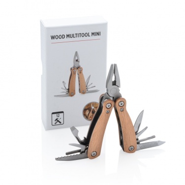 Logotrade promotional giveaway image of: Wood multitool mini