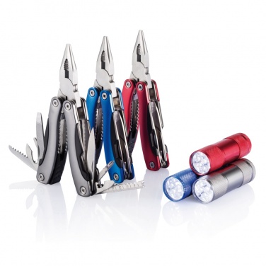 Logo trade promotional gifts picture of: Multitool and torch set