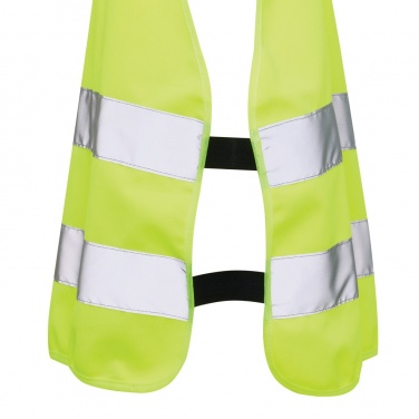 Logotrade promotional merchandise photo of: GRS recycled PET high-visibility safety vest 7-12 years