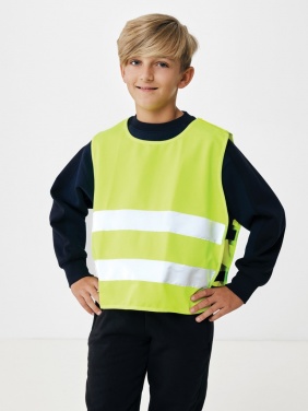 Logo trade promotional giveaways picture of: GRS recycled PET high-visibility safety vest 7-12 years