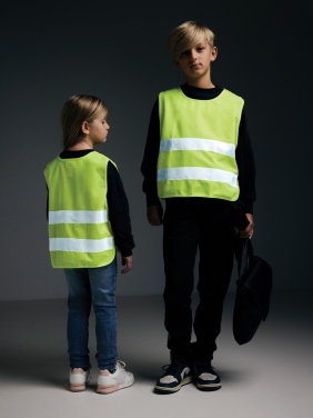 Logo trade promotional gifts picture of: GRS recycled PET high-visibility safety vest 7-12 years
