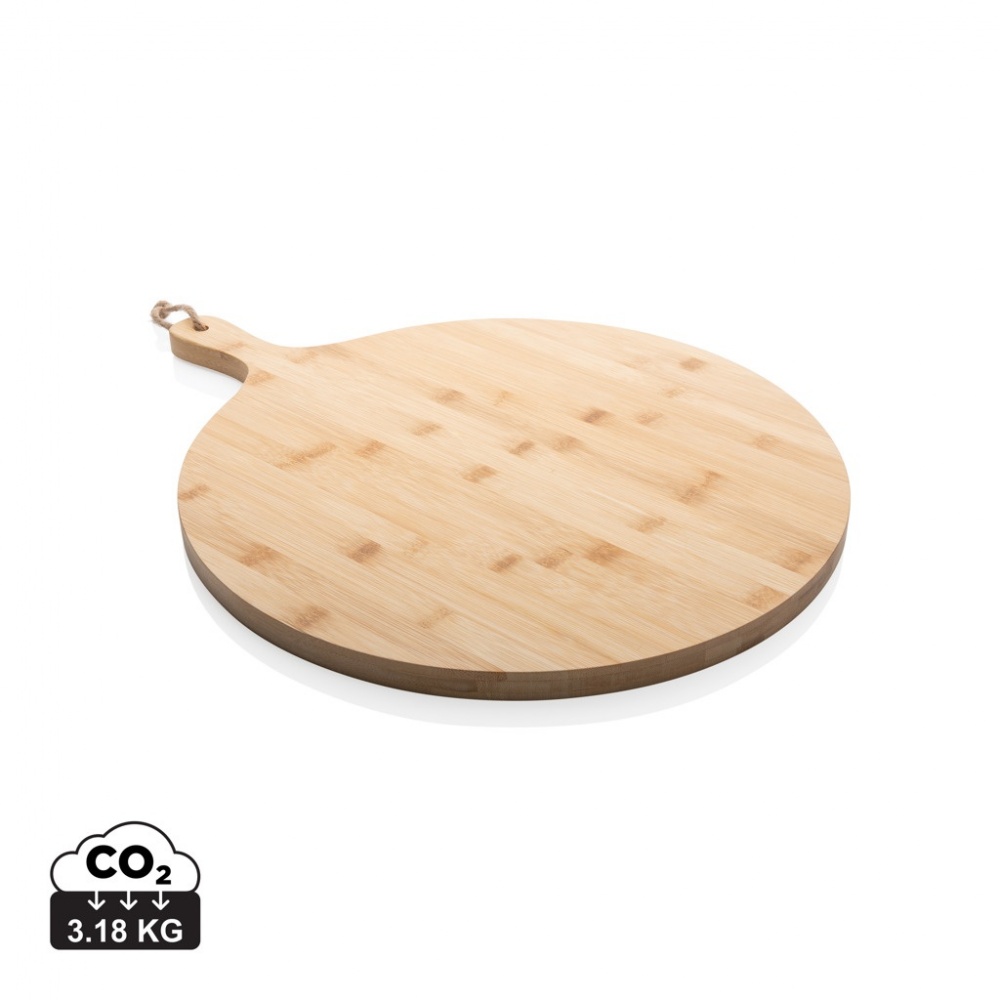 Logo trade advertising products picture of: Ukiyo bamboo round serving board