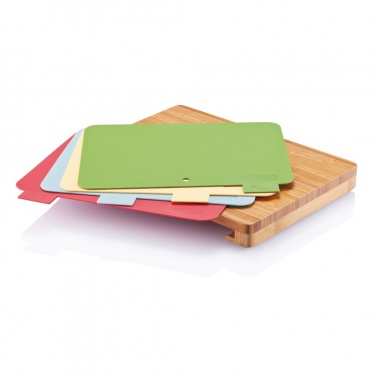 Logotrade promotional product image of: Cutting board with 4pcs hygienic boards