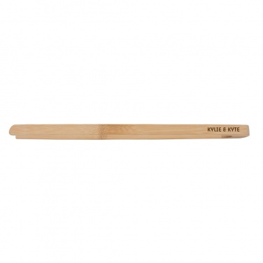 Logo trade promotional gifts image of: Ukiyo bamboo serving tongs