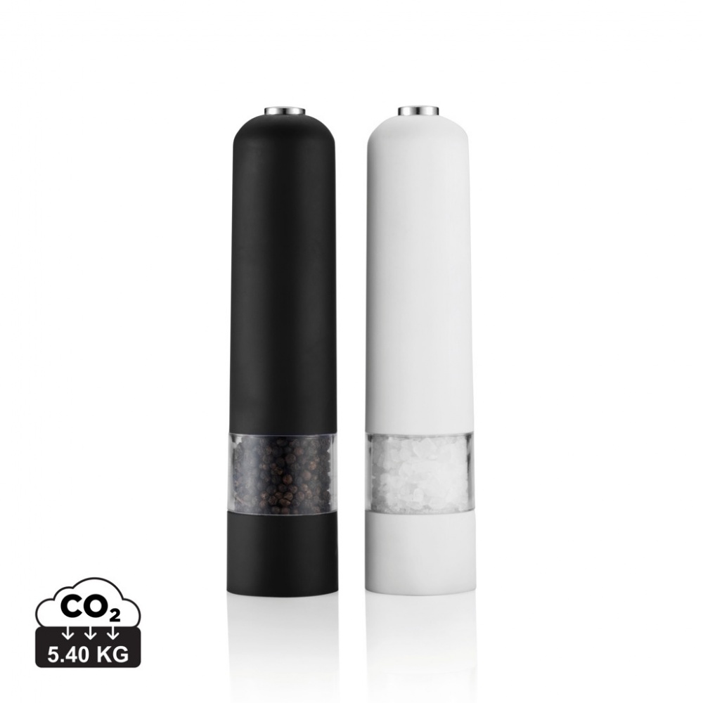 Logo trade corporate gifts picture of: Electric pepper and salt mill set