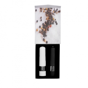 Logo trade promotional gifts image of: Electric pepper and salt mill set