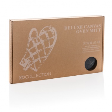Logo trade promotional items picture of: Deluxe canvas oven mitt