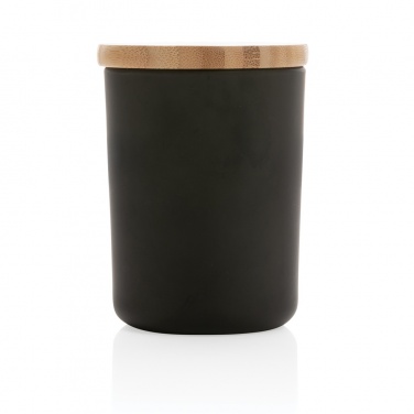 Logo trade promotional giveaway photo of: Ukiyo deluxe scented candle with bamboo lid