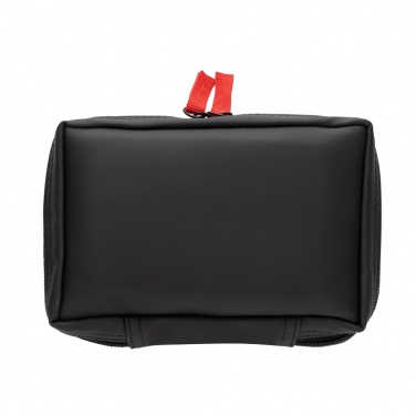 Logo trade promotional gift photo of: RCS recycled nubuck PU pouch  first aid set