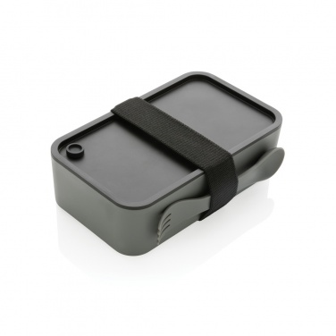 Logotrade advertising products photo of: GRS recycled PP lunch box with spork