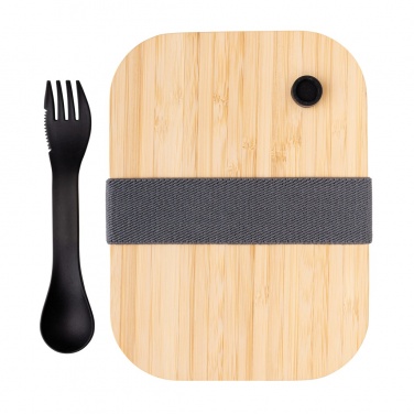 Logotrade advertising product picture of: Glass lunchbox with bamboo lid