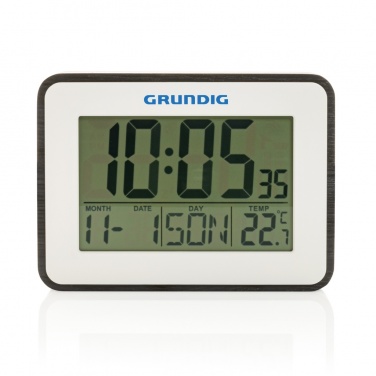 Logo trade promotional merchandise picture of: Grundig weatherstation alarm and calendar