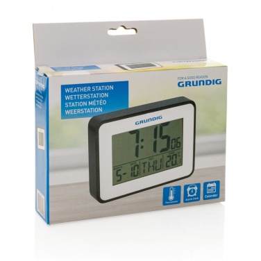 Logotrade promotional merchandise photo of: Grundig weatherstation alarm and calendar