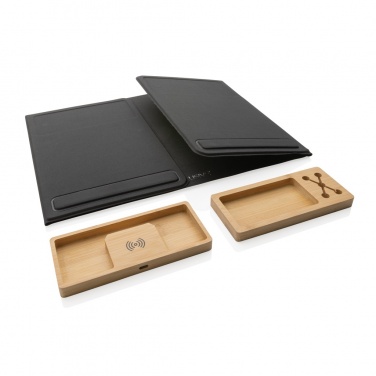 Logotrade promotional merchandise photo of: Impact AWARE RPET Foldable desk organizer with laptop stand