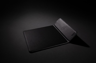 Logo trade promotional product photo of: Swiss Peak RCS recycled PU 10W wireless charging mousepad