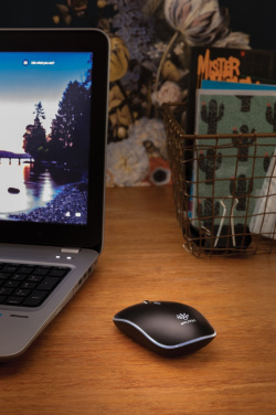 Logotrade promotional product image of: Light up logo wireless mouse