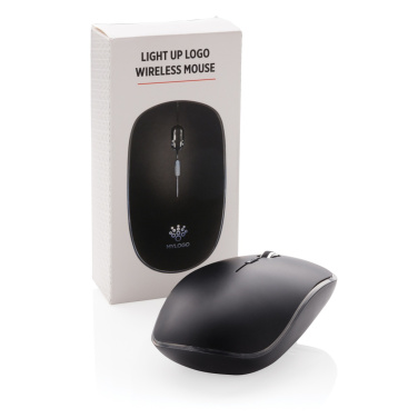 Logotrade advertising product picture of: Light up logo wireless mouse