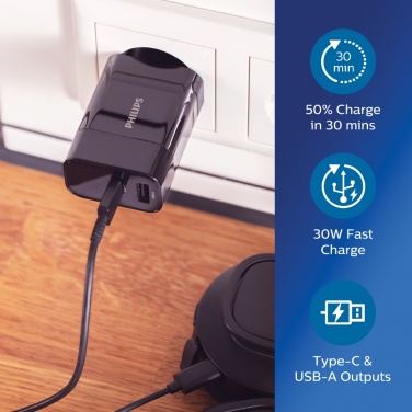 Logotrade promotional merchandise photo of: Philips ultra fast PD wall charger