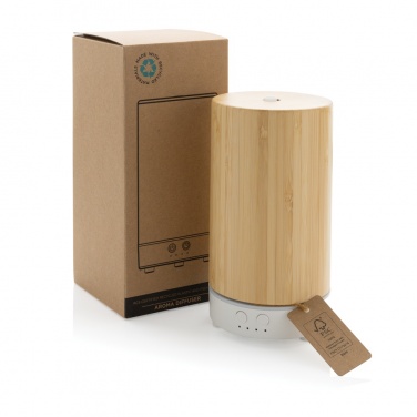 Logotrade advertising products photo of: RCS recycled plastic and bamboo aroma diffuser