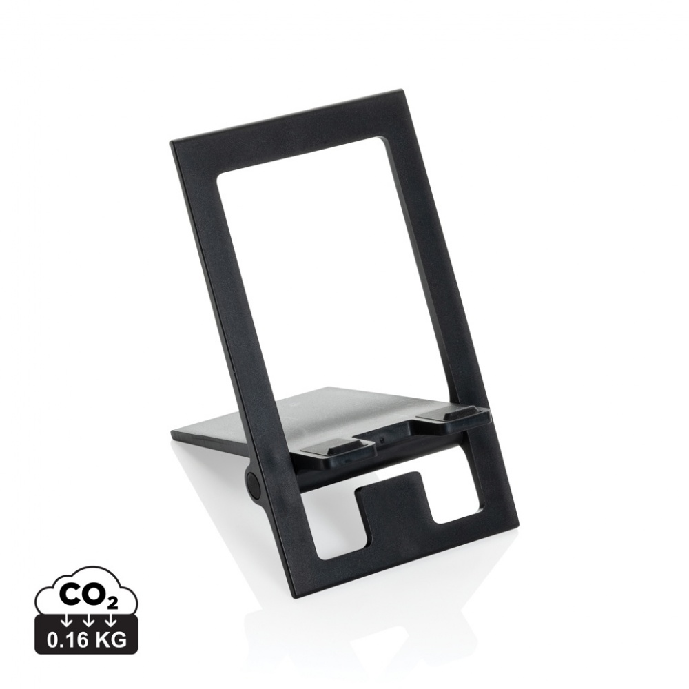 Logotrade corporate gift picture of: SnapStand RCS recycled plastic foldable phone stand