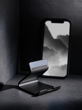 Logo trade advertising products image of: Terra RCS recycled aluminium tablet & phone stand